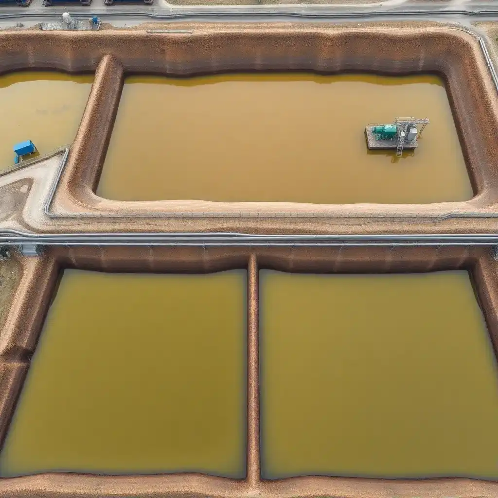 Очистка шламохранилища и отстойников