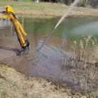 Выторфовка и очистка болот земснарядом 231