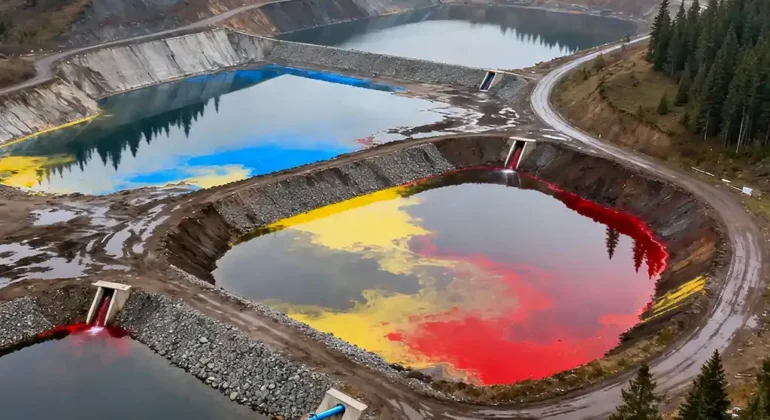 Очистка хвостохранилища от хвостов