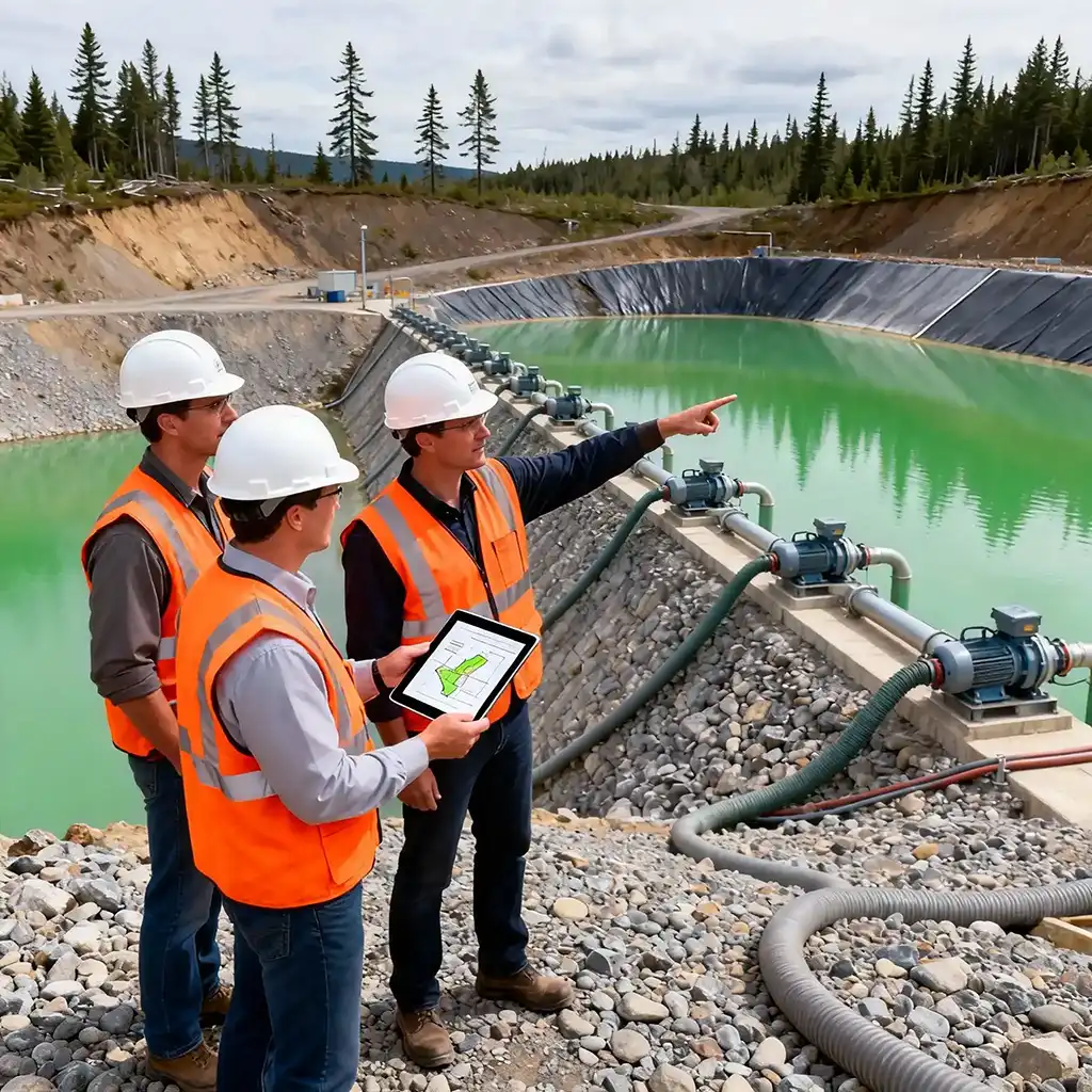 Очистка хвостохранилища от хвостов 2