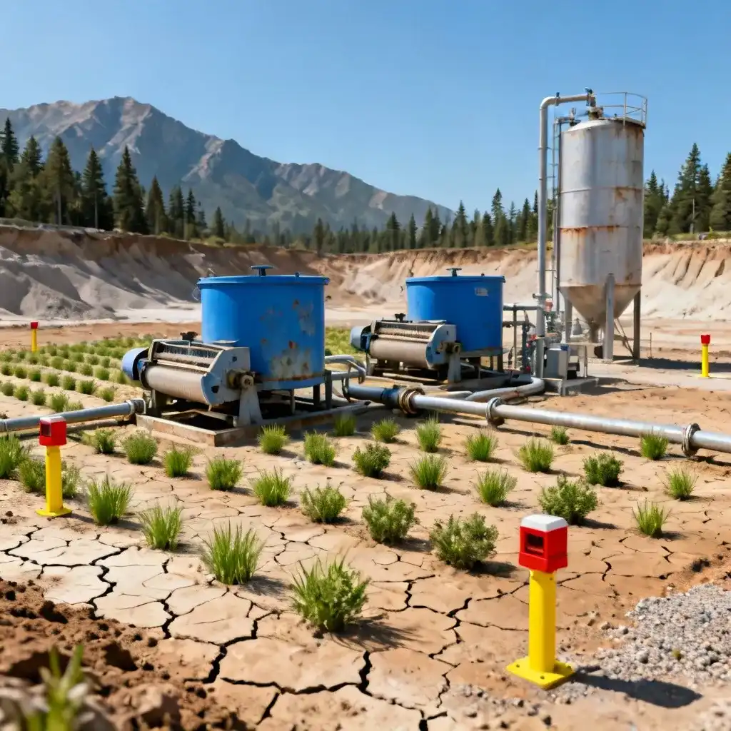 Очистка хвостохранилища от хвостов 3