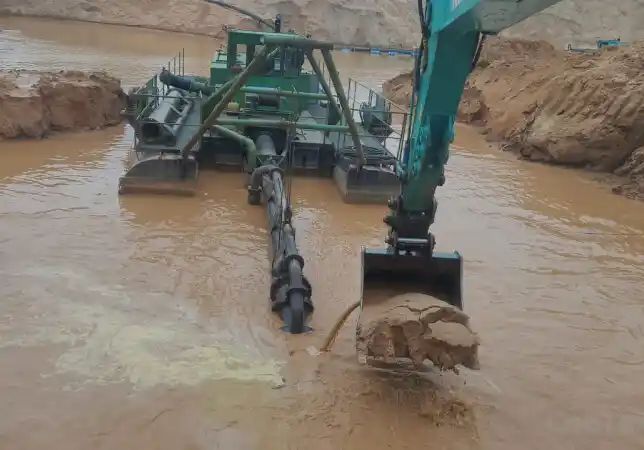 Гидронамыв песка