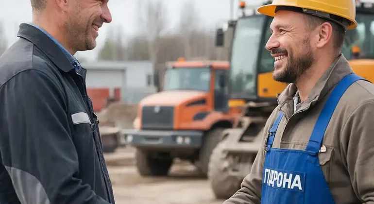 Заправка гидромолота азотом с выездом