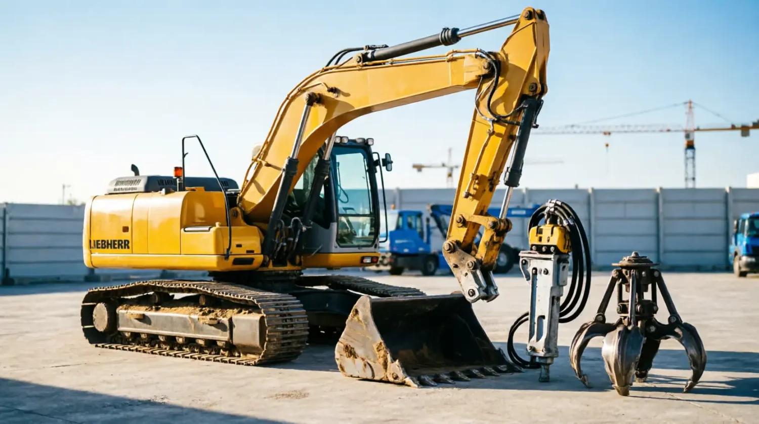 Монтаж навесного оборудования на экскаватор Либхерр (Liebherr): Кейс повышения производительности 4 Как мы это сделали